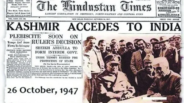 Reevaluating the Legal Standing of the Instrument of Accession in the Kashmir Dispute By Syed Inam Ali Naqvi